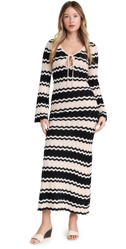 Seven Wonders Sofia Maxi Dress Black/Cream