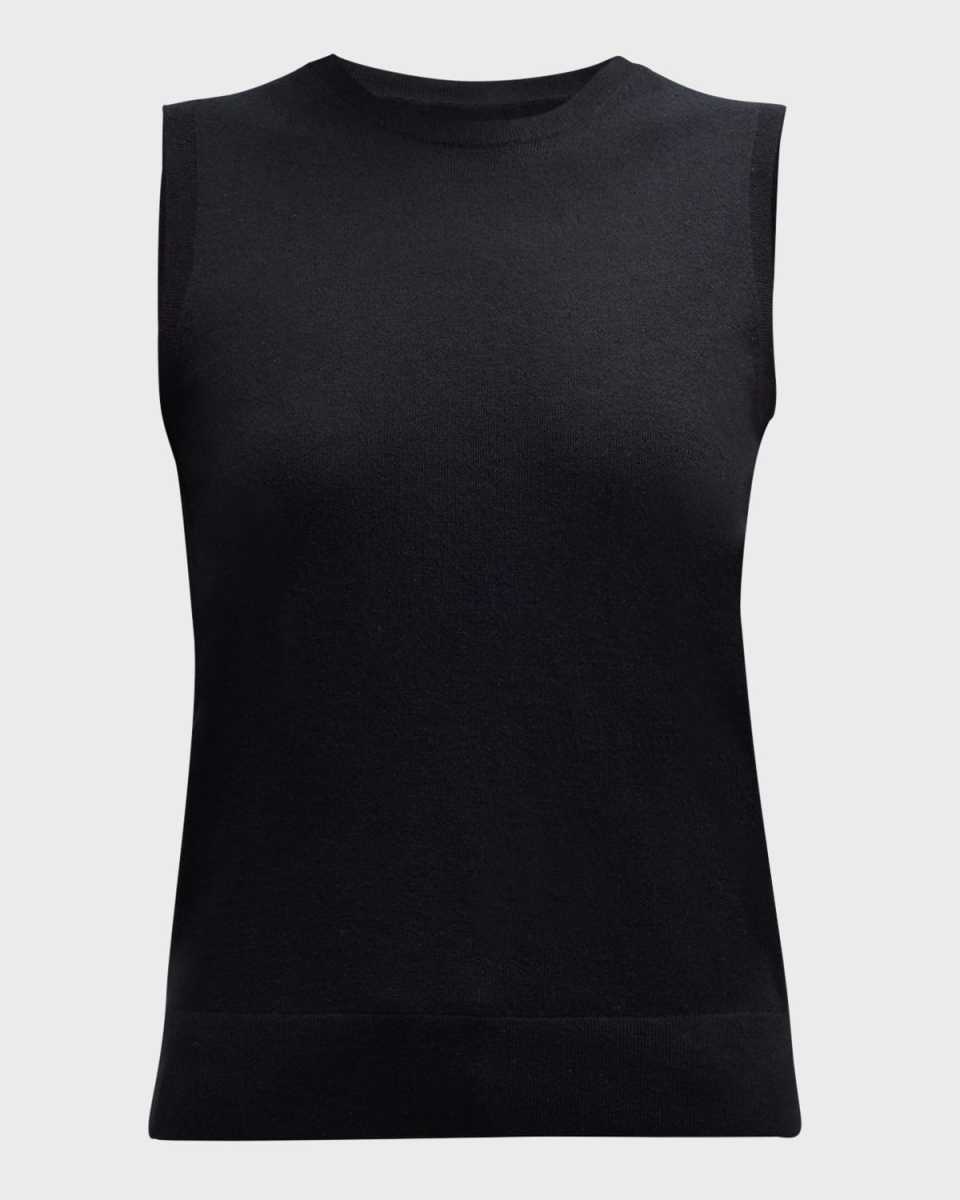 Superfine Cashmere Sleeveless Shell