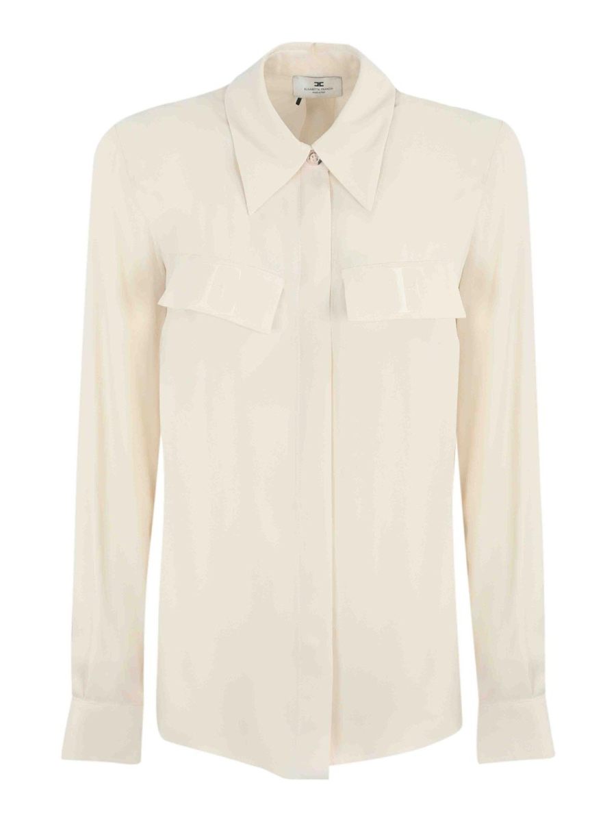 Elisabetta Franchi Chemise - Blanc