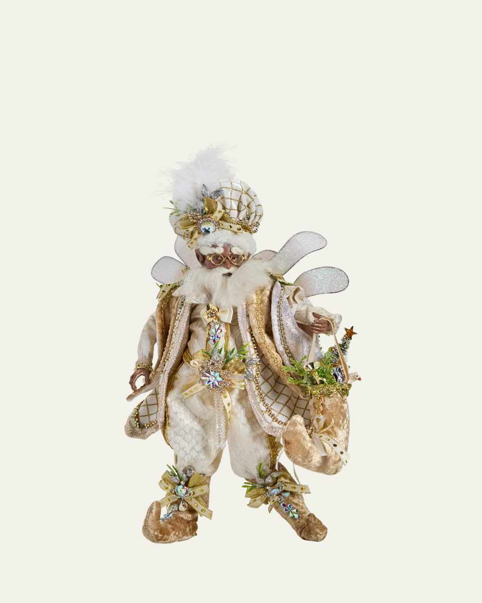Black White Christmas Medium Fairy