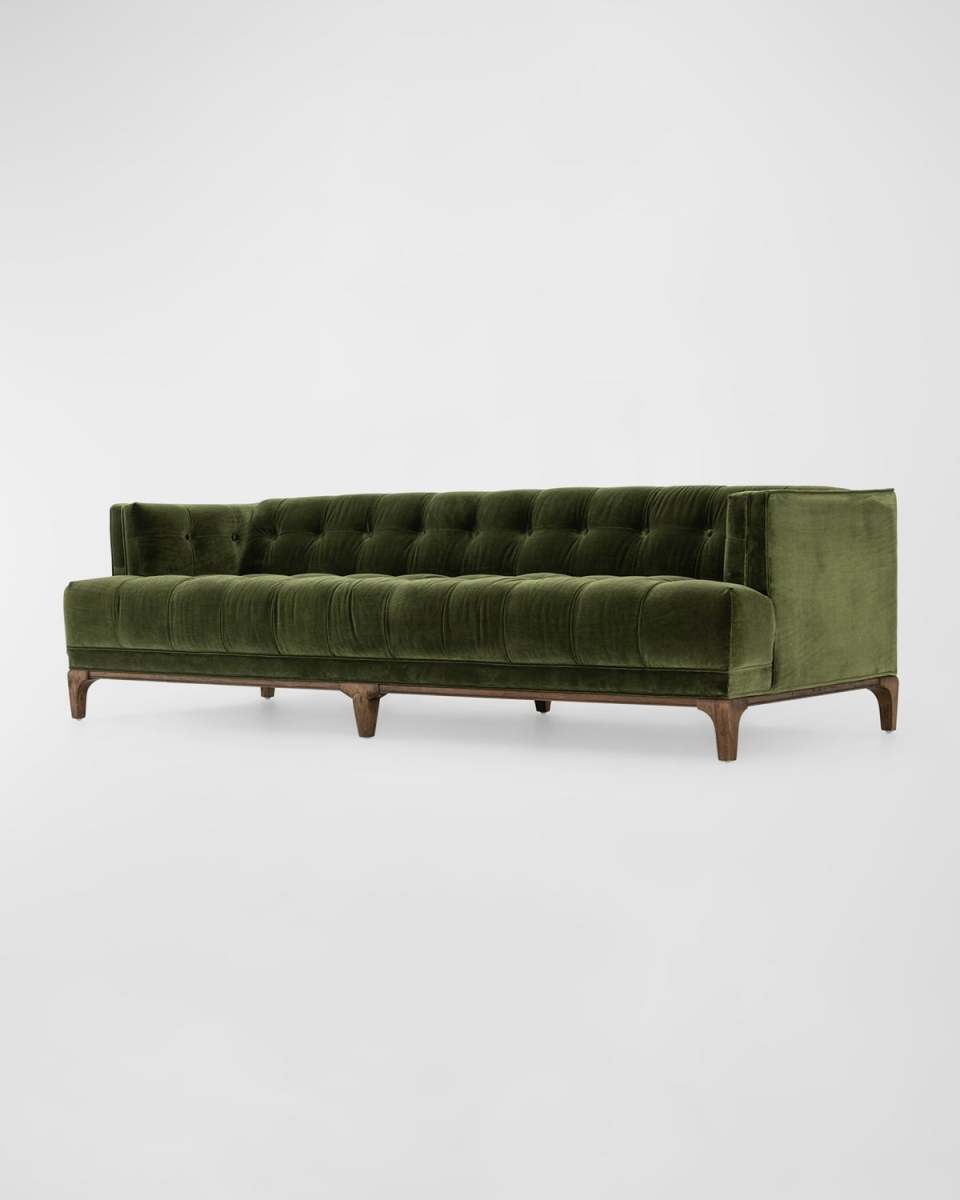 Dylan Velvet Sofa, 91"