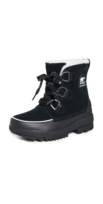 Sorel Tivoli Laceup Boots Black