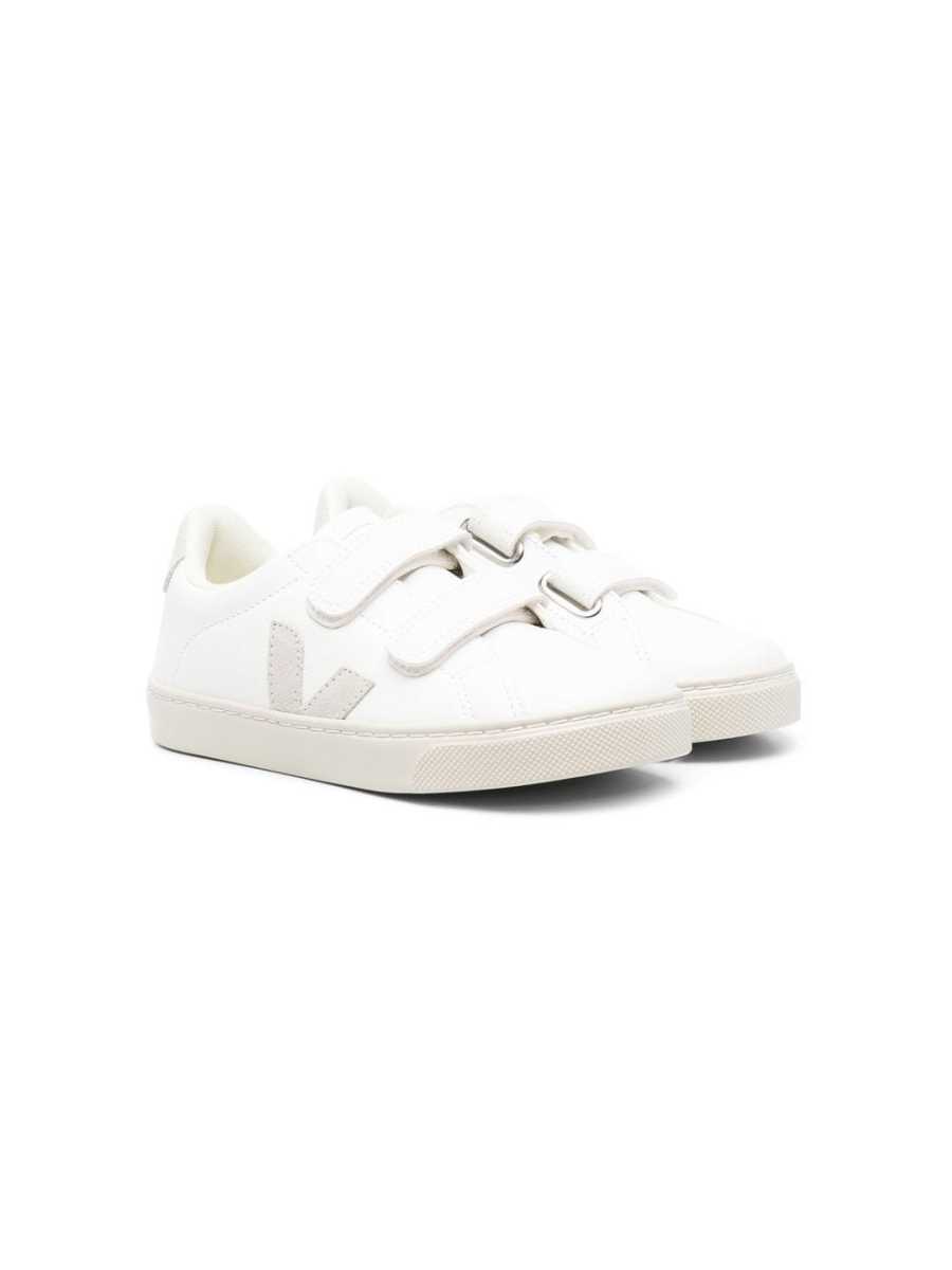 touch-strap calf-leather shoes