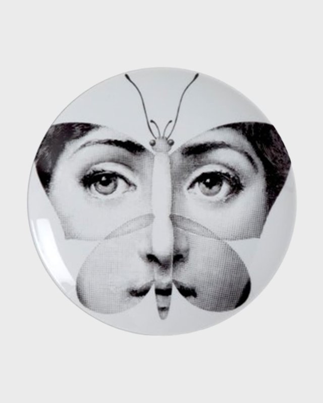 Tema E Variazioni n. 96 Butterfly Face Wall Plate