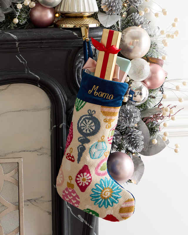 "The Christmas Collector" Christmas Stocking, Personalized