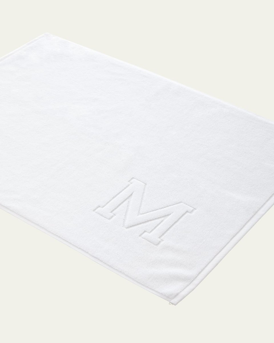 Auberge Monogrammed Tub Mat