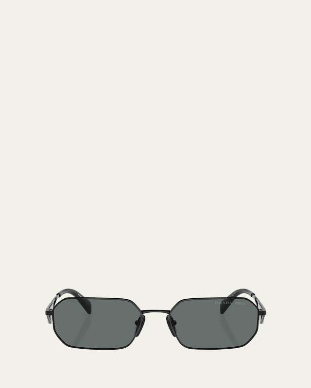 Polarized Steel Rectangle Sunglasses