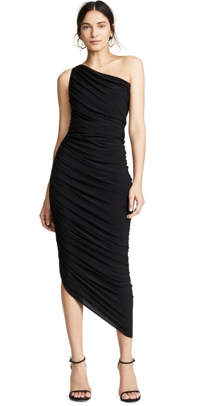 Norma Kamali Diana Gown Black