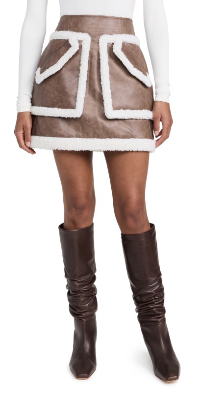 AKNVAS Cherry Skirt Peau Lainée