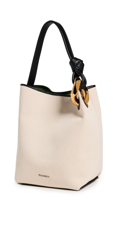JW Anderson The Jwa Corner Bucket Bag Natural