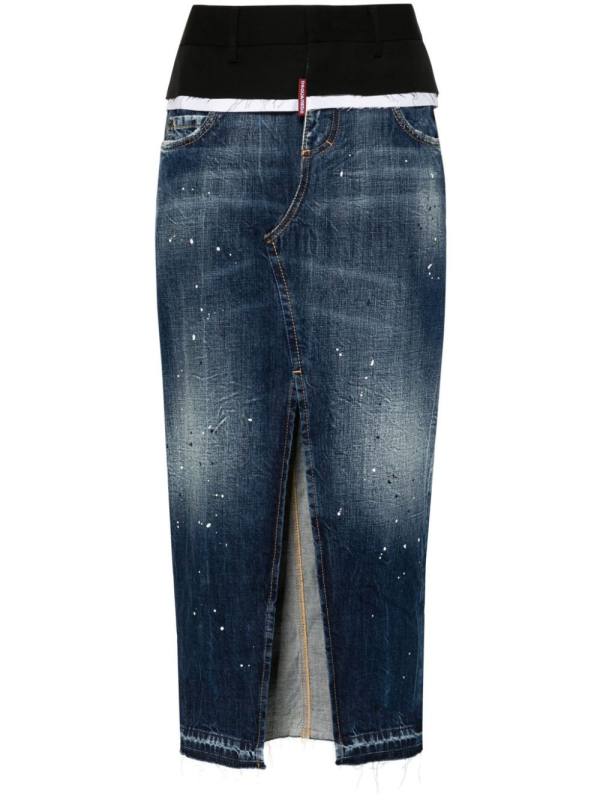Cut That Boy denim skirt