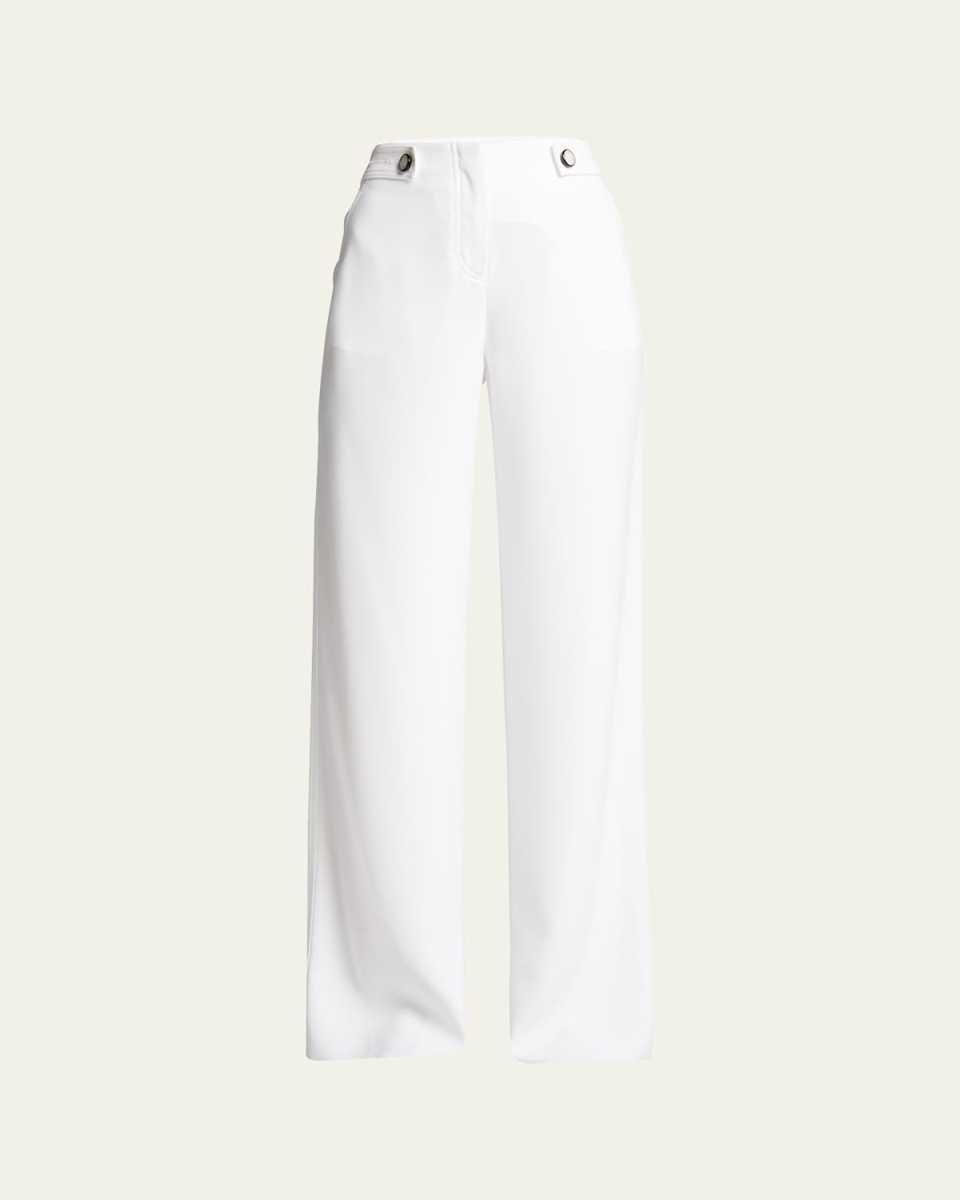 Cady Straight-Leg Trousers