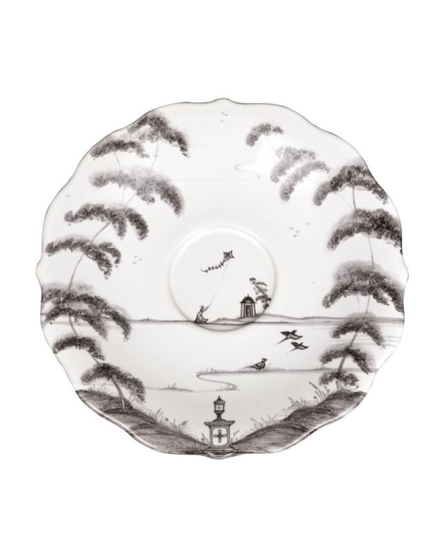 Country Estate Flint Saucer, Garden Follies