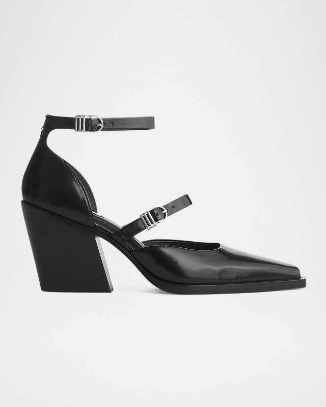 Joni Leather Mary Jane Pumps
