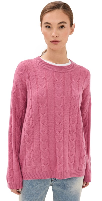 LISA YANG Vilma Sweater Rose Pink
