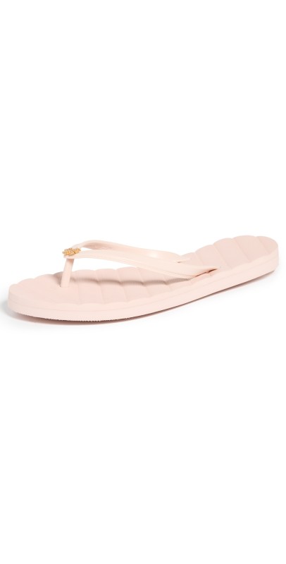 Tory Burch Kira Flip Flops Meadowsweet/Gold