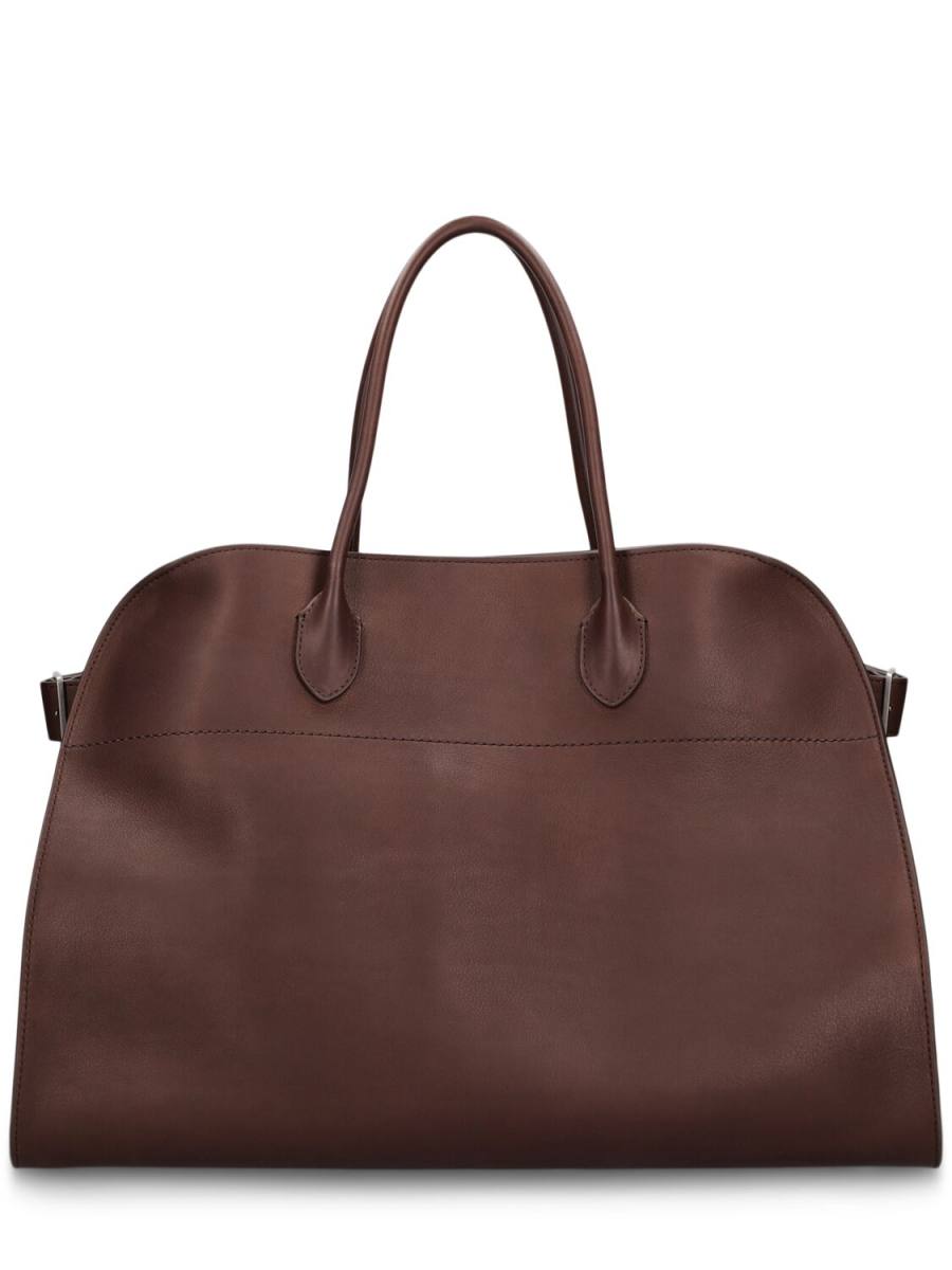 The Row Margaux 17 leather bag