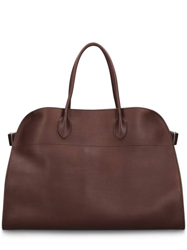 The Row Margaux 17 leather bag