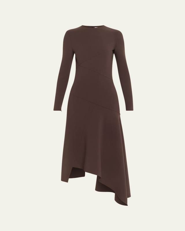 Long Sleeve Handkerchief Dress