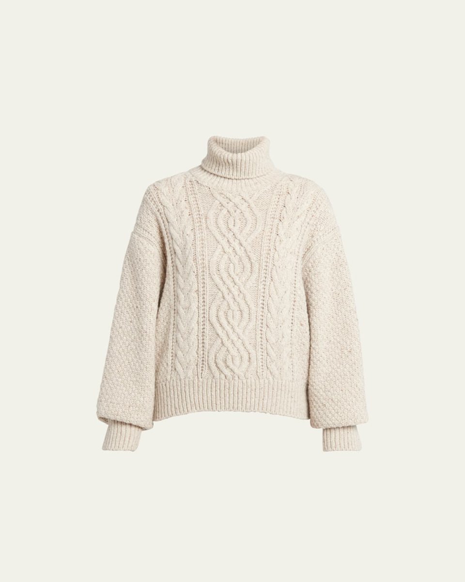 Newcastle Wool-Cashmere Turtleneck Sweat