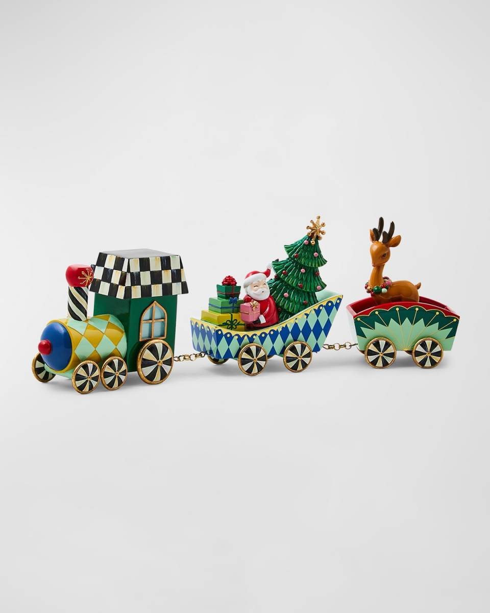 Granny Kitsch Train Christmas Decoration