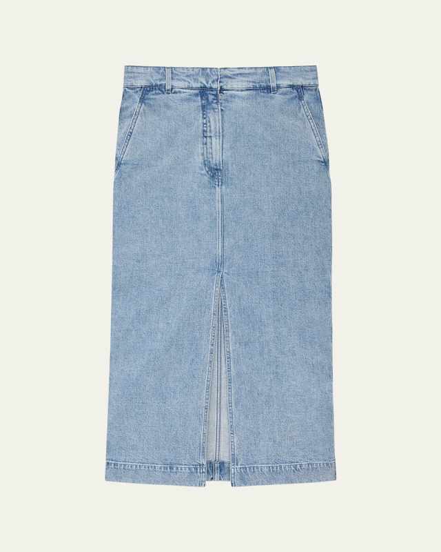 Denim Pencil Skirt