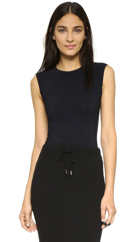 Alix NYC Lenox Skin Thong Bodysuit Black