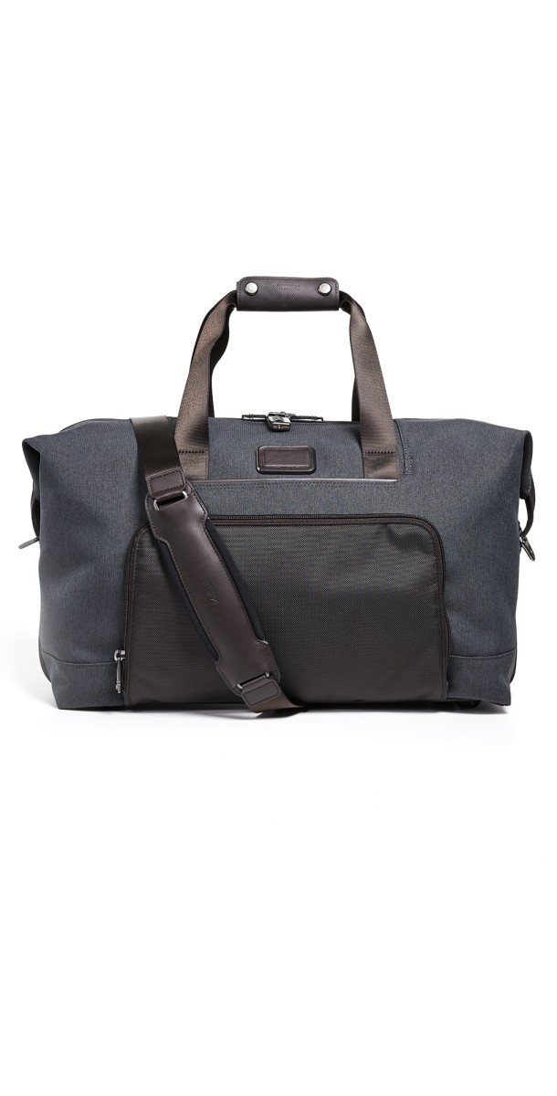 TUMI Alpha Double Expansion Satchel Bag Anthracit