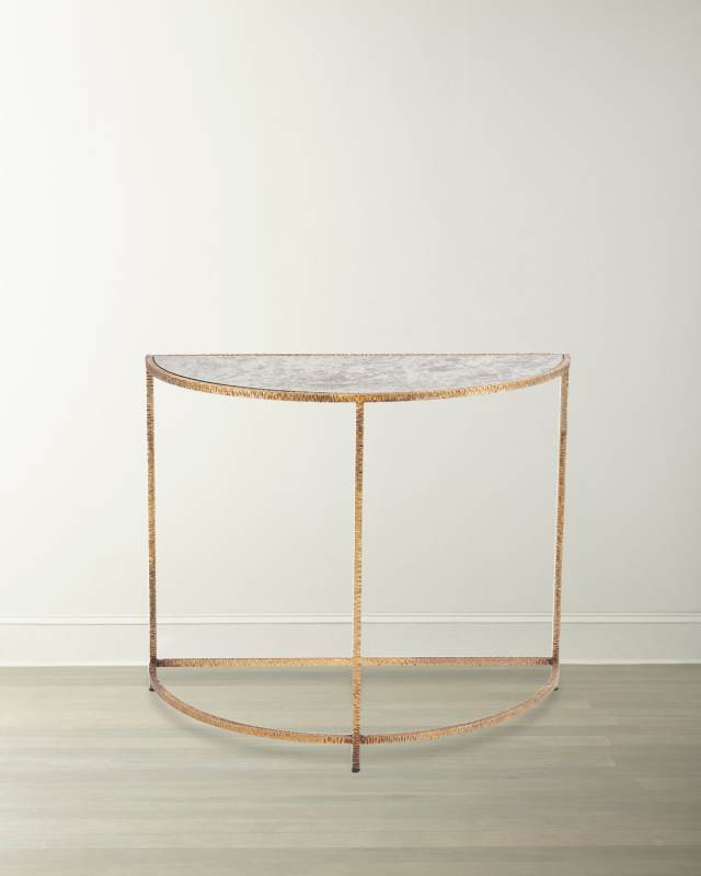 Anastasia Demilune Console Table