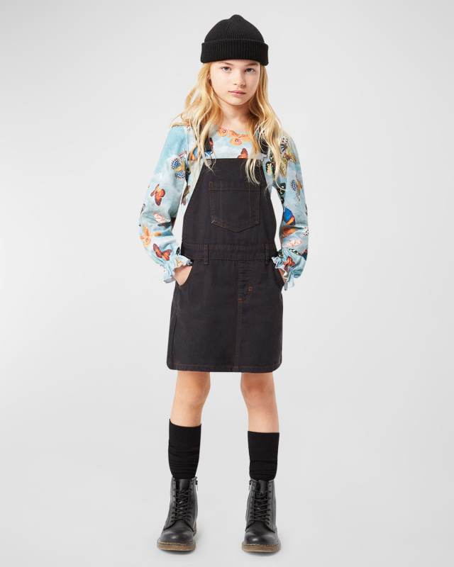 Girl's Chakala Overall Dress, Size 3T