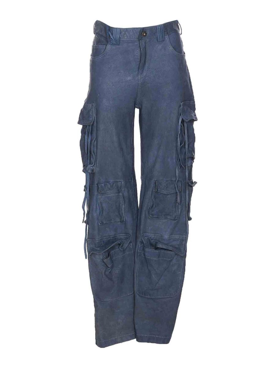 Salvatore Santoro Pantalons Décontractés - Bleu