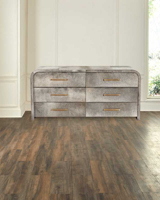 Boden Hair on Hide 6-Drawer Chest