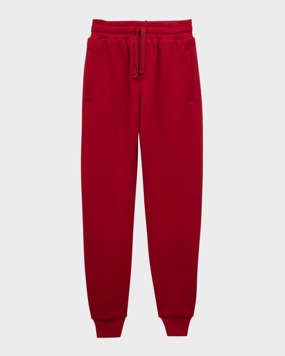 Boy's Embroidered Logo-Print Joggers, Size 8-14