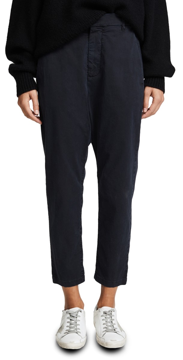 Nili Lotan Paris Twill Pants Dark Navy