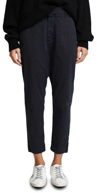 Nili Lotan Paris Twill Pants Dark Navy