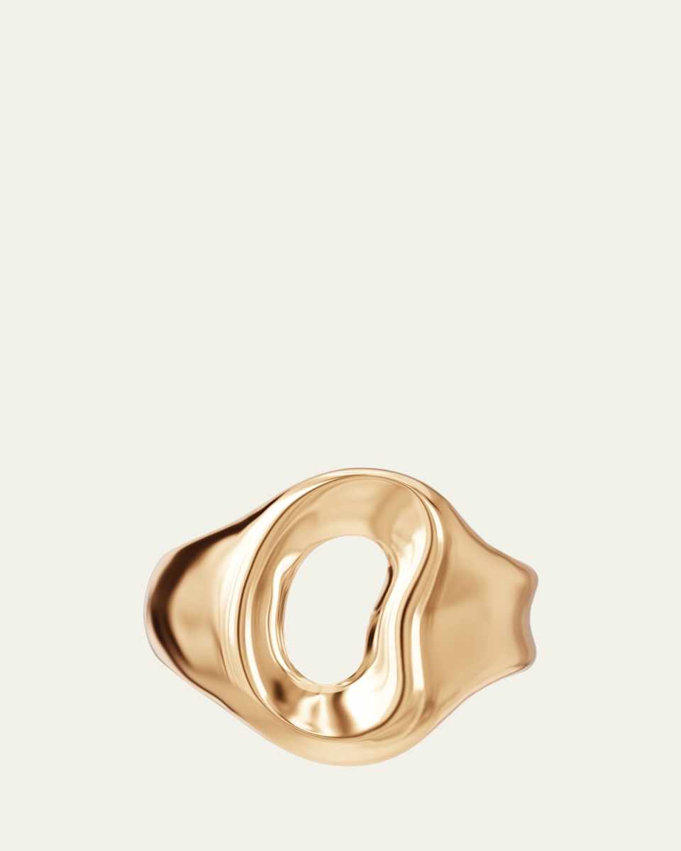 14K Yellow Gold Vermeil Shima Cuff Bracelet