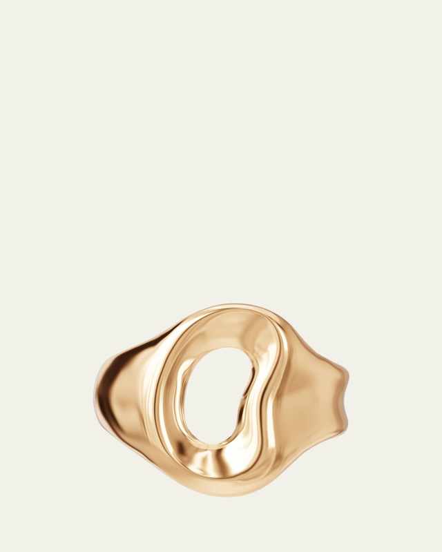 14K Yellow Gold Vermeil Shima Cuff Bracelet