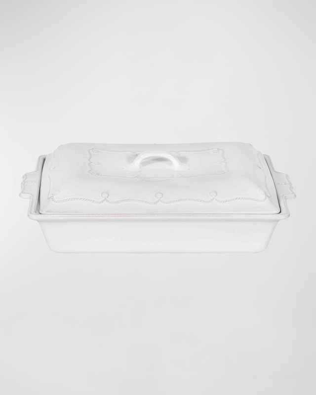 Berry & Thread Whitewash Lidded Rectangular Baker