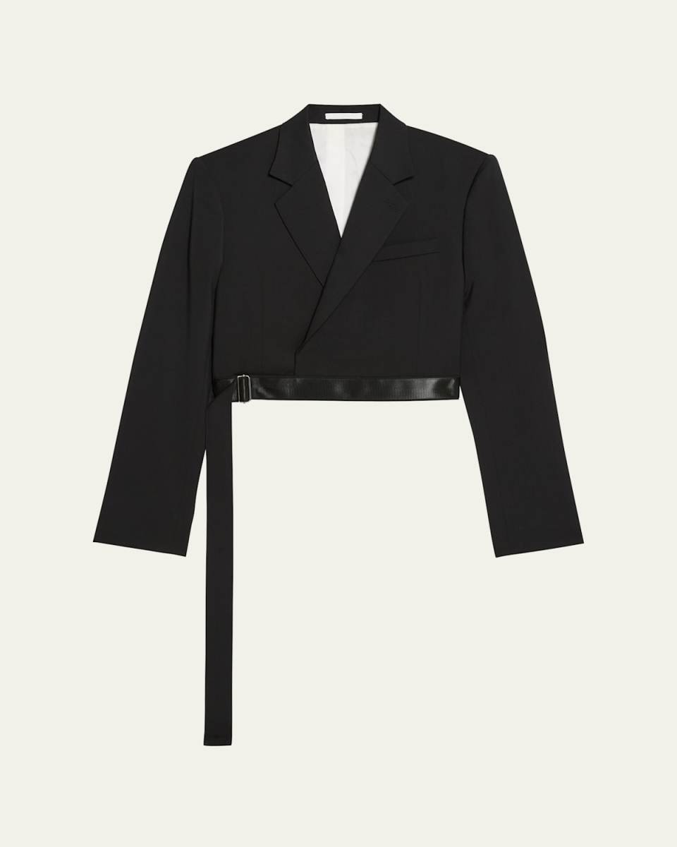 Wool Wrap Blazer