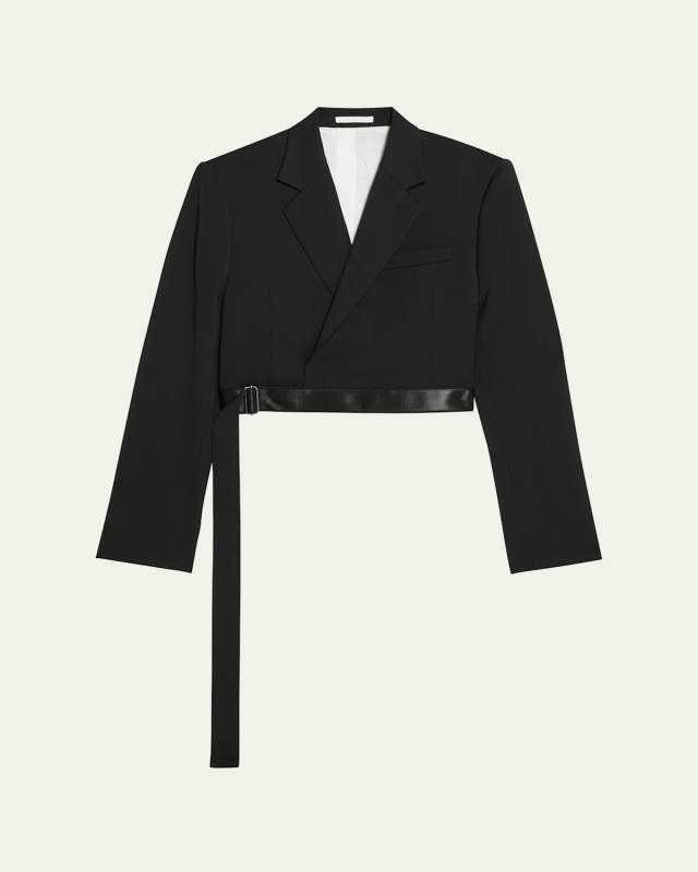 Wool Wrap Blazer