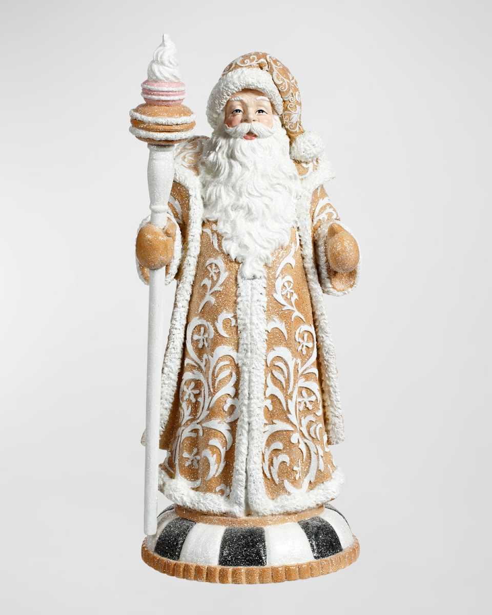 Gingerbread Santa Christmas Figurine, 18"