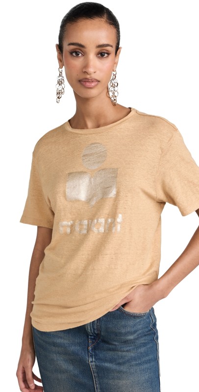 Isabel Marant Étoile Zewel Tee Sahara/Light Gold