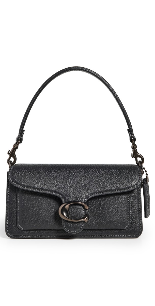 Coach Pebble Tabby Shoulder Bag 20 V5/Black