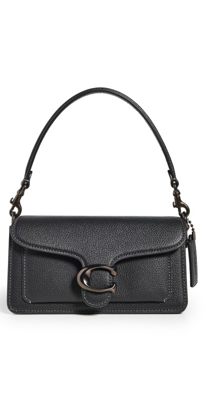 Coach Pebble Tabby Shoulder Bag 20 V5/Black