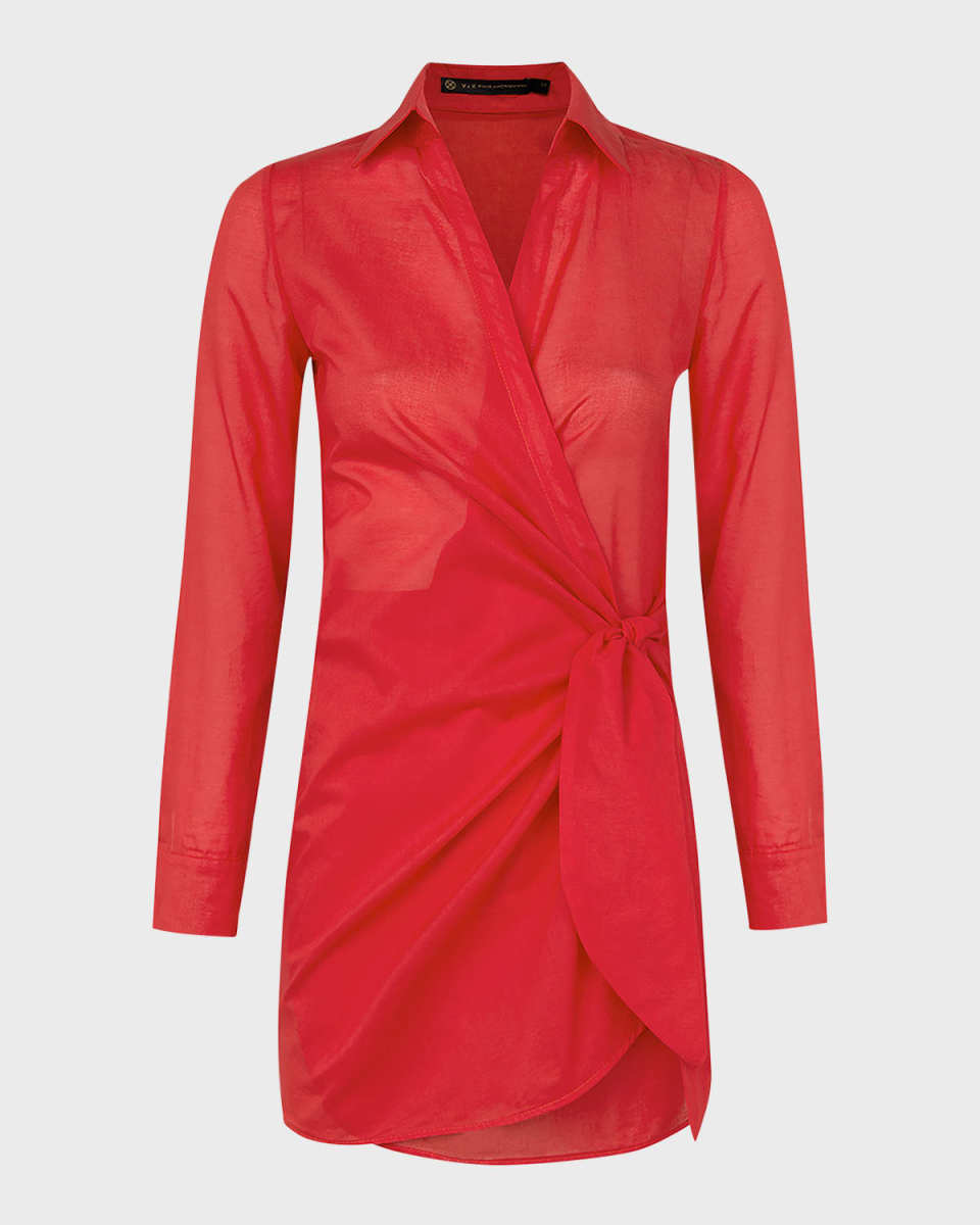 Solid Lia Short Coverup