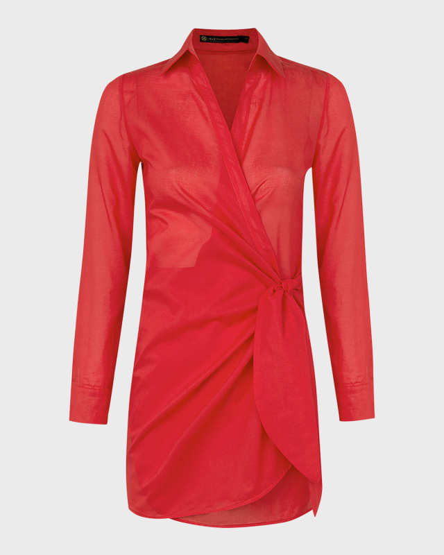 Solid Lia Short Coverup
