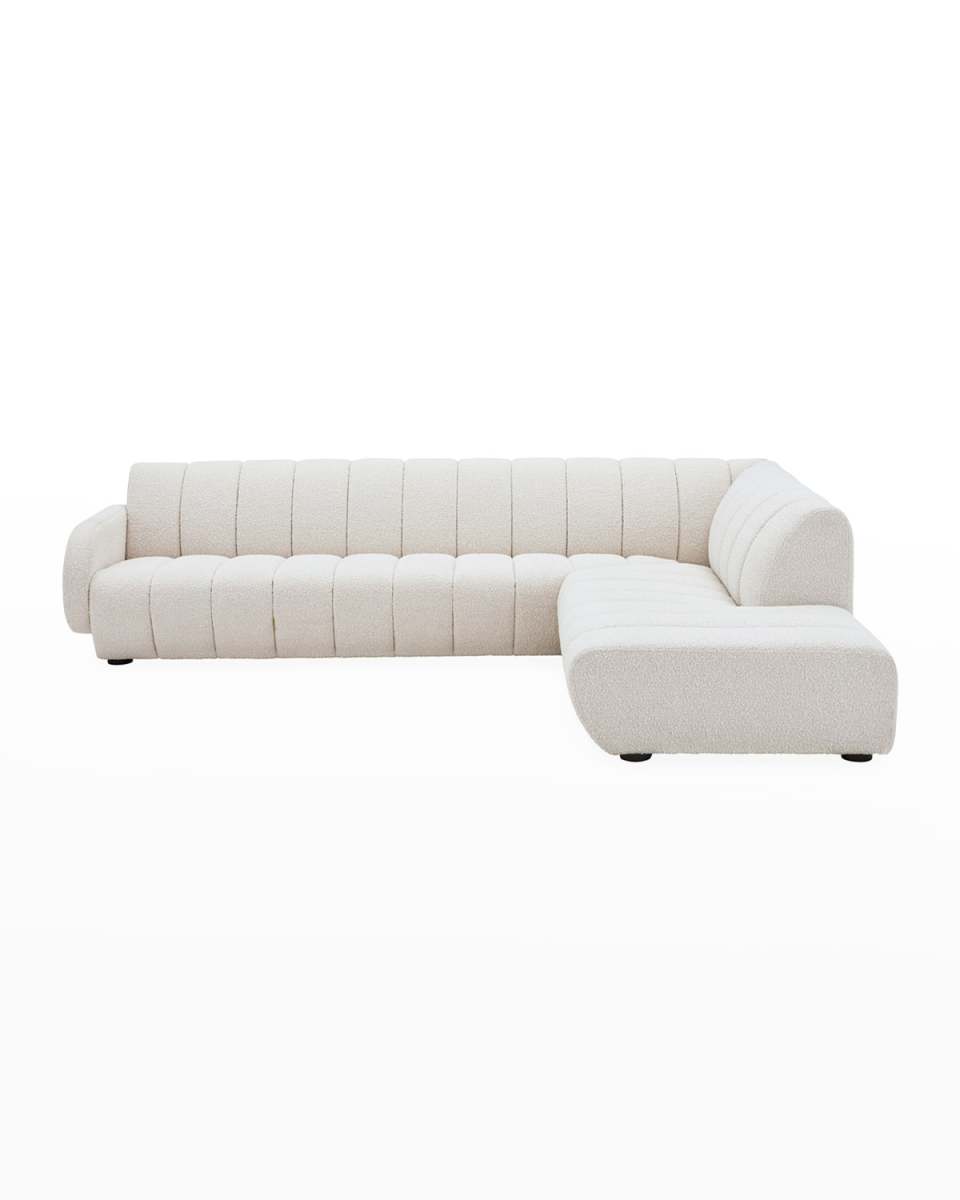 Brigitte Left-Arm Facing Sectional, Olympus Oatmeal