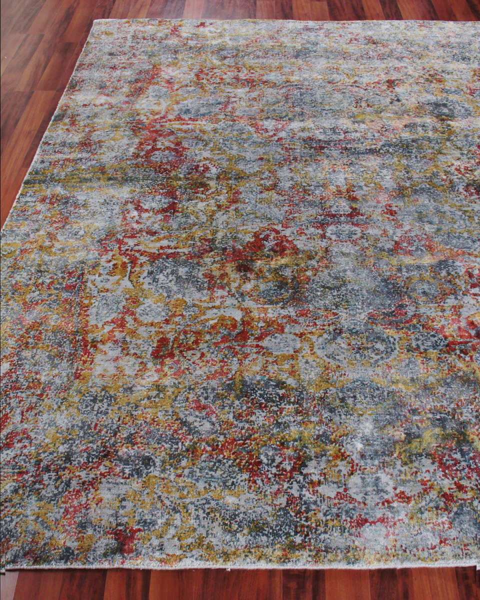 Grissim Hand-Knotted Area Rug, 9' x 12'