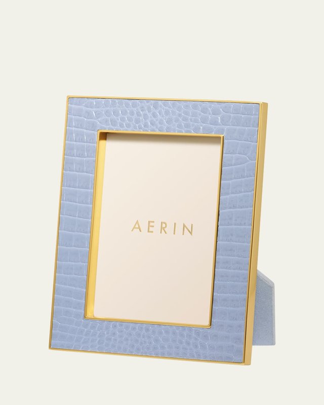 Classic Croc Leather Frame, 4" x 6"