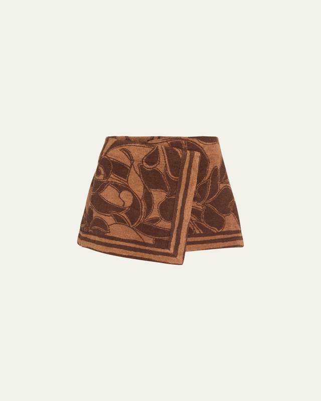 Mar Terry Cloth Mini Skirt